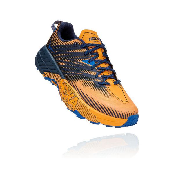 Hoka Speedgoat 4 Galbeni Negrii | 170852-KLQ