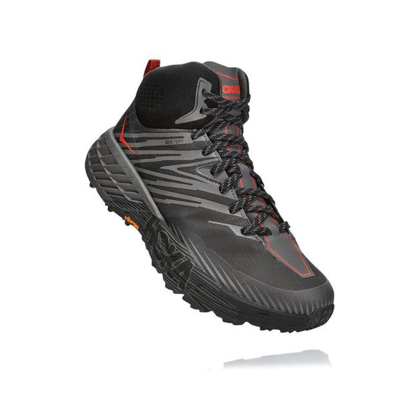 Hoka Speedgoat Mid-High 2 GTX Gri Negrii | 258471-POW