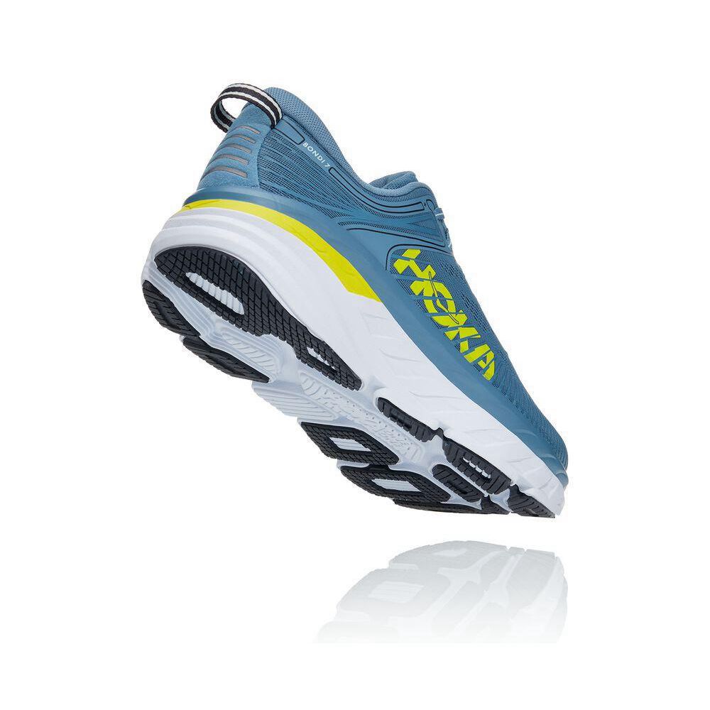 Hoka Bondi 7 Albastri Galbeni | 753861-TAF