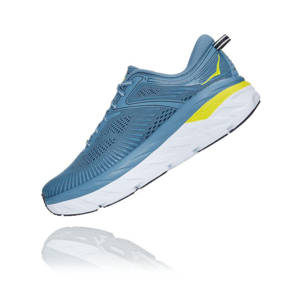 Hoka Bondi 7 Albastri Galbeni | 753861-TAF