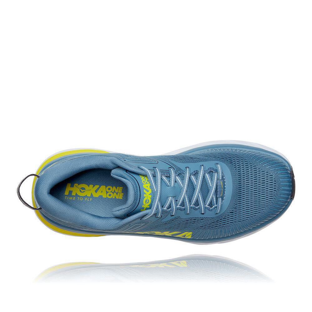 Hoka Bondi 7 Albastri Galbeni | 753861-TAF