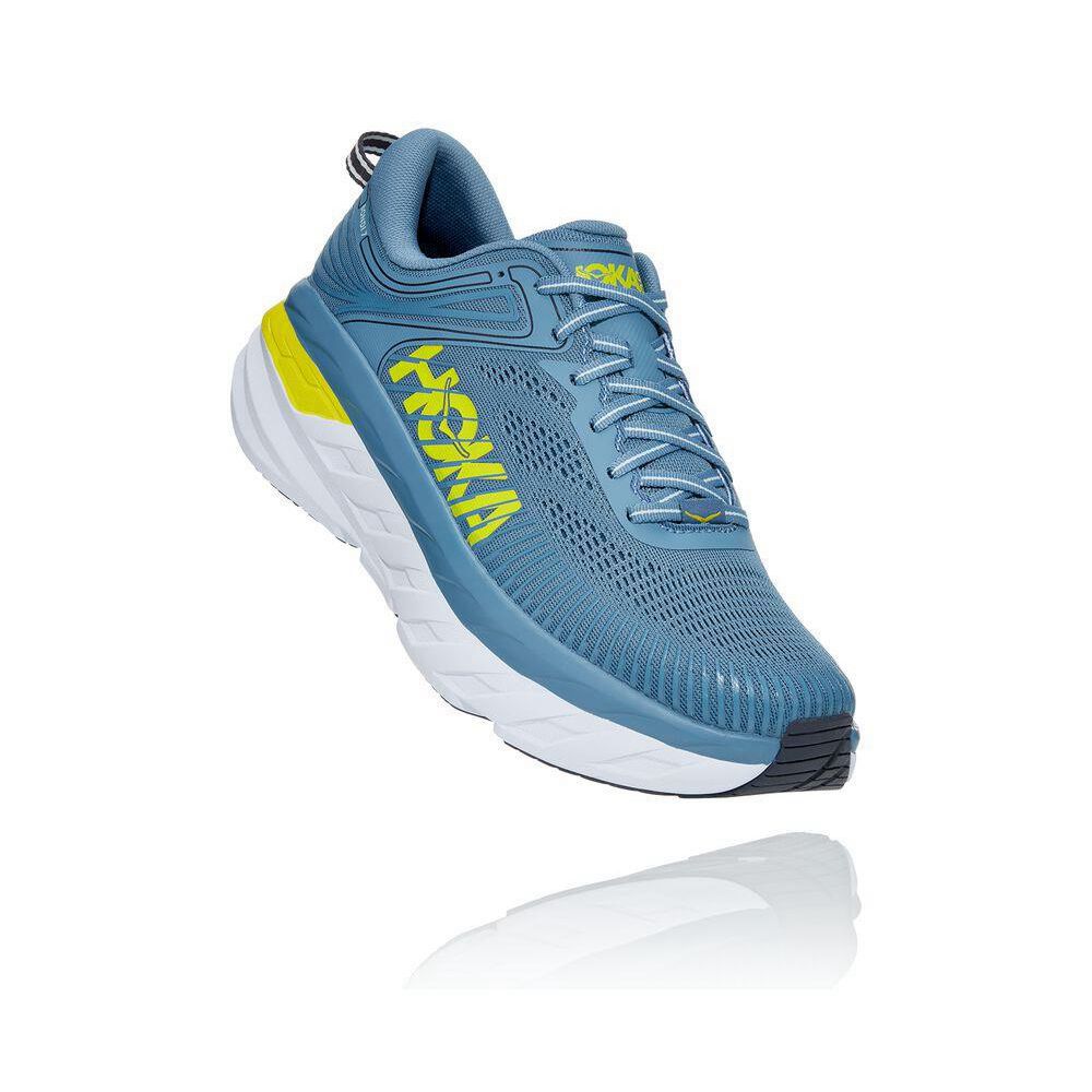 Hoka Bondi 7 Albastri Galbeni | 753861-TAF