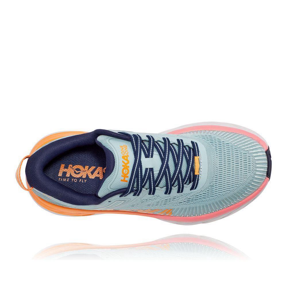 Hoka Bondi 7 Albastri Portocalii | 714603-WRJ