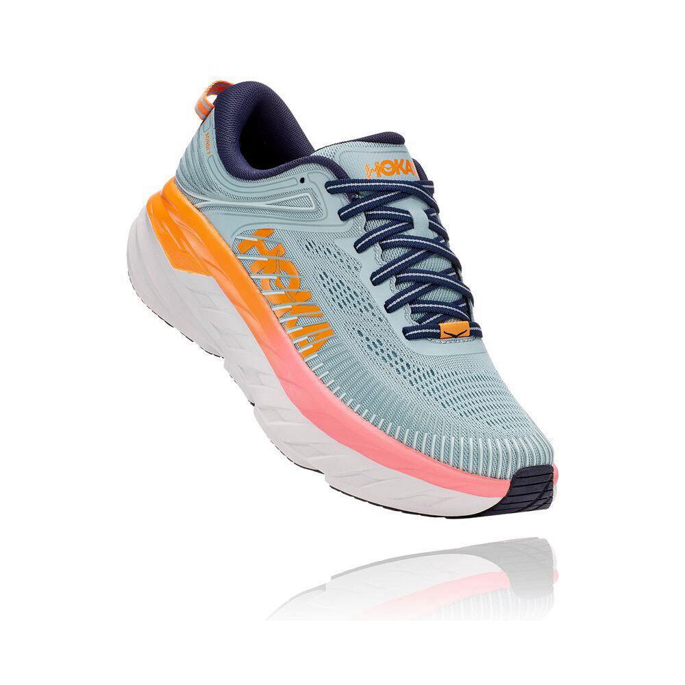 Hoka Bondi 7 Albastri Portocalii | 714603-WRJ