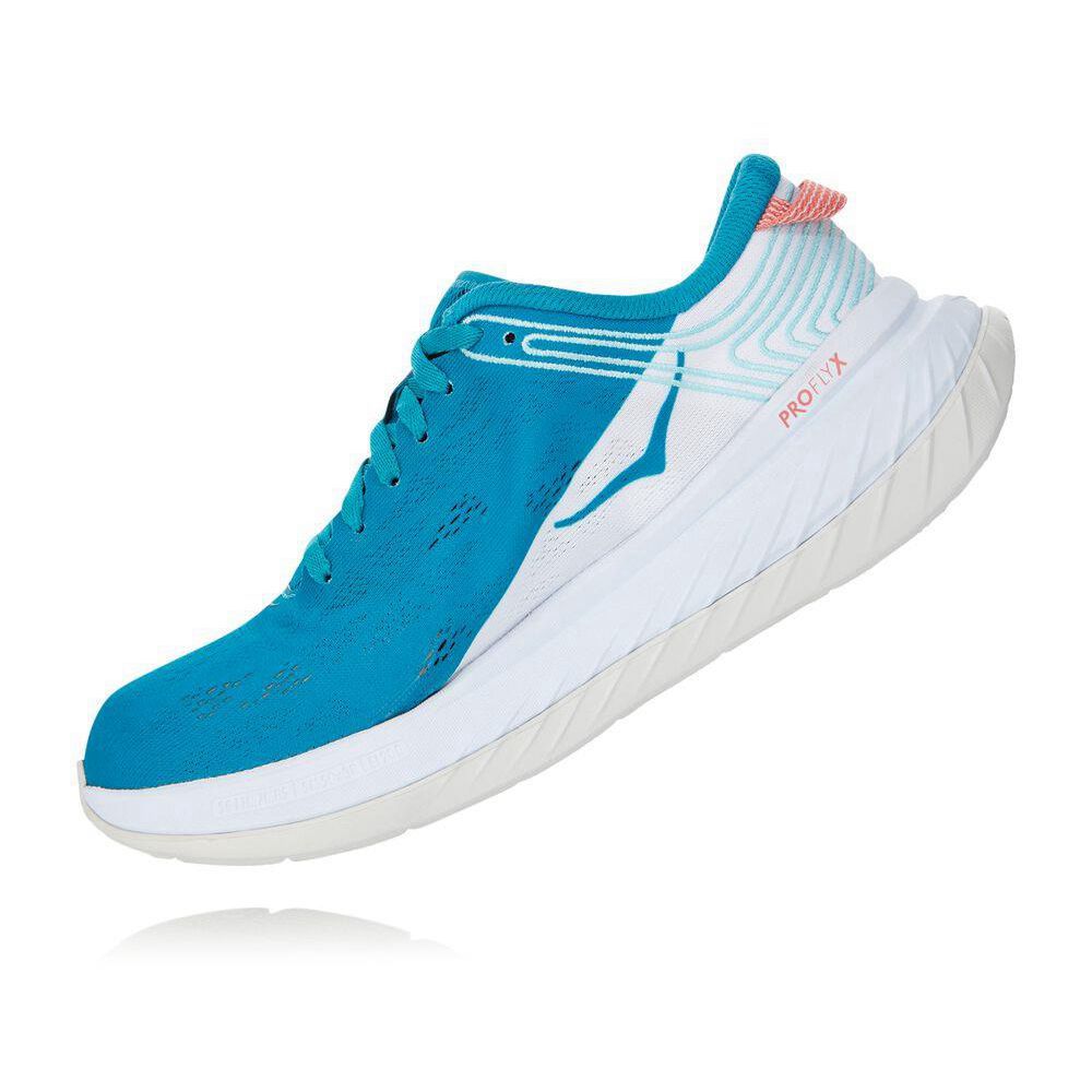 Hoka Carbon X Albastri Albi | 125978-KPR