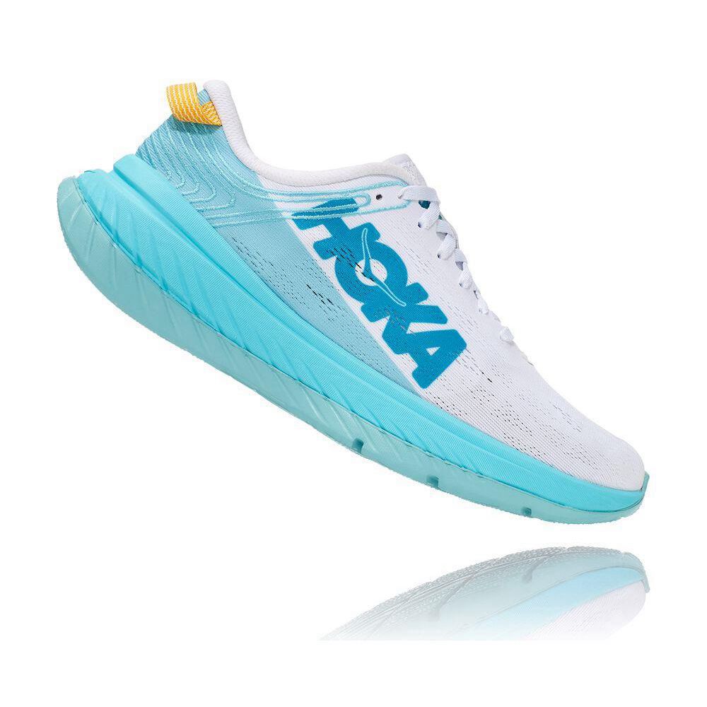 Hoka Carbon X Albi Albastri | 708354-FDW