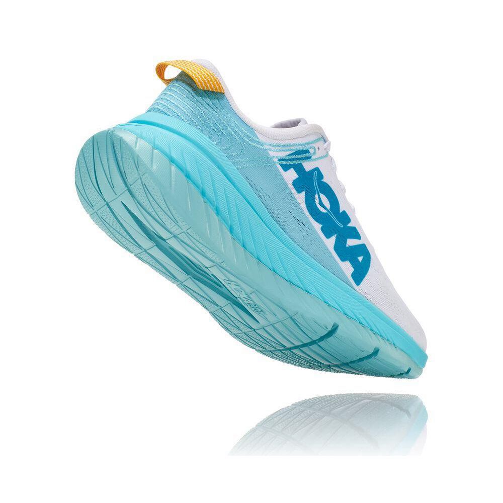 Hoka Carbon X Albi Albastri | 708354-FDW