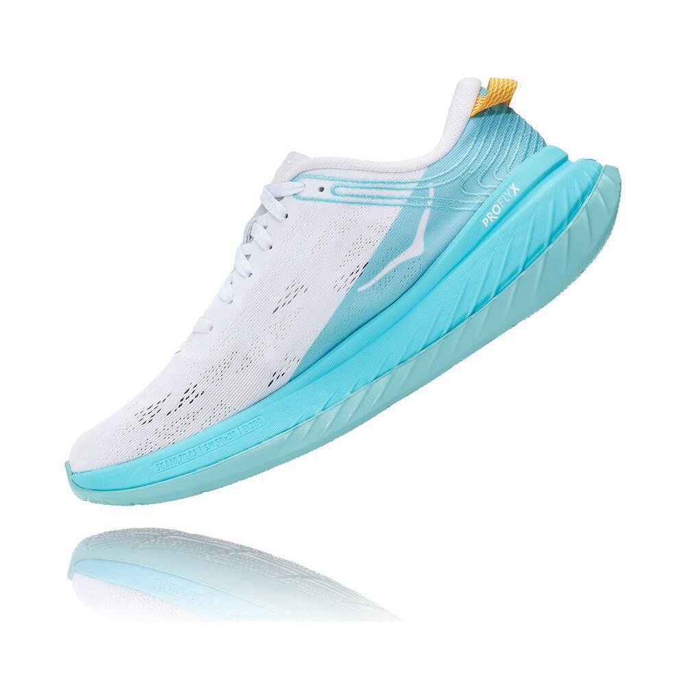 Hoka Carbon X Albi Albastri | 708354-FDW