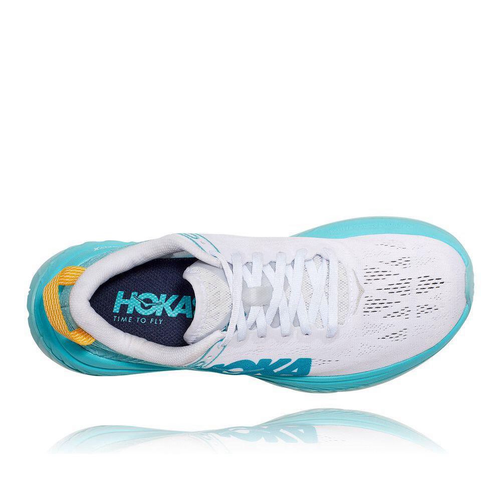 Hoka Carbon X Albi Albastri | 708354-FDW