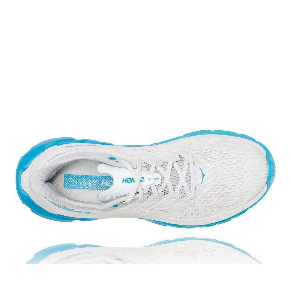 Hoka Clifton Edge Albi Albastri | 513742-MFQ