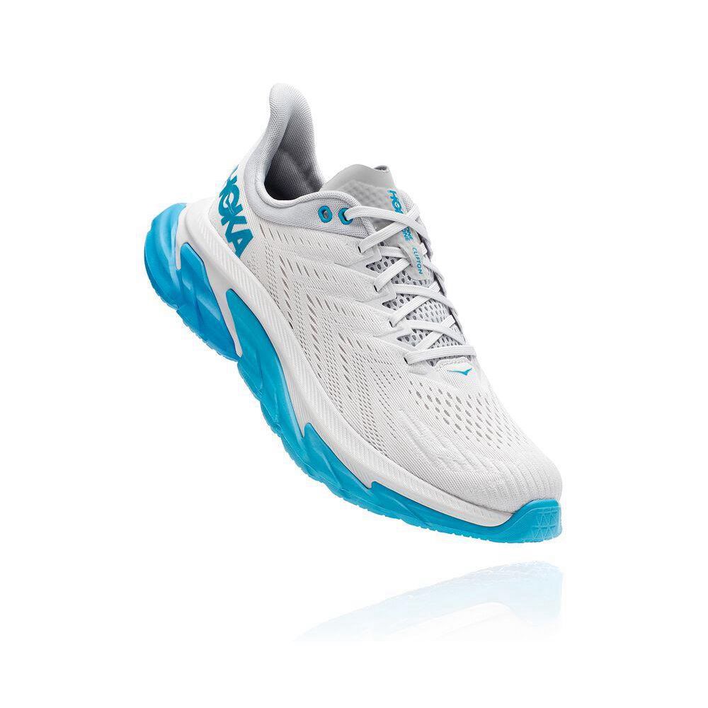 Hoka Clifton Edge Albi Albastri | 513742-MFQ