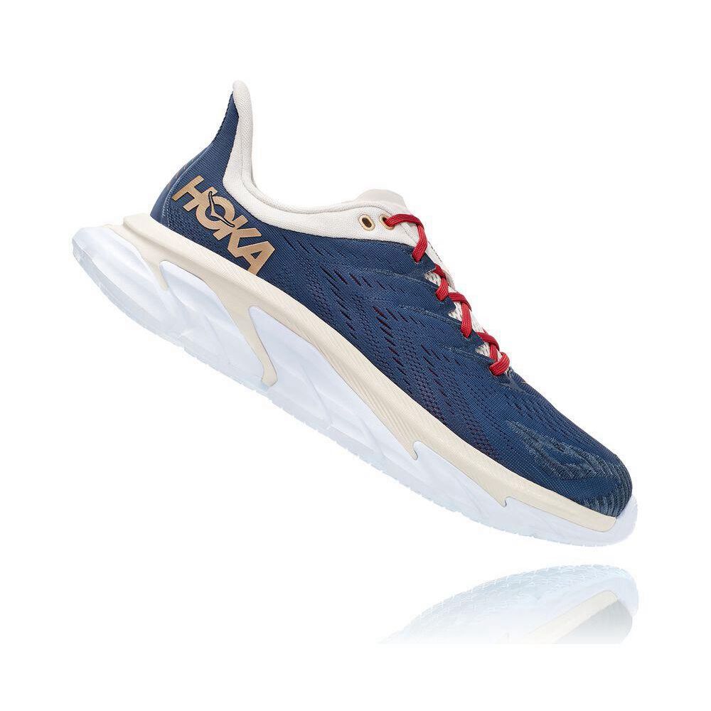 Hoka Clifton Edge Bleumarin Albi | 216980-HVR