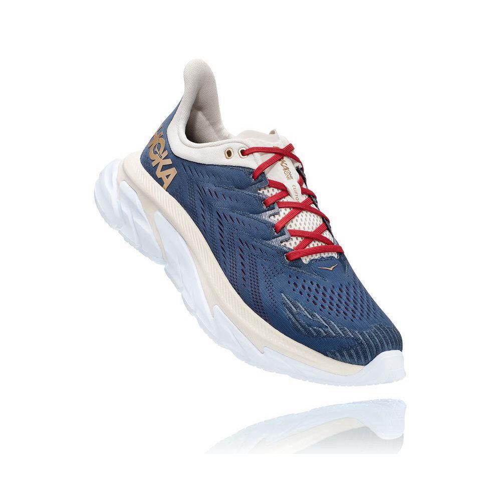 Hoka Clifton Edge Bleumarin Albi | 964725-VJQ