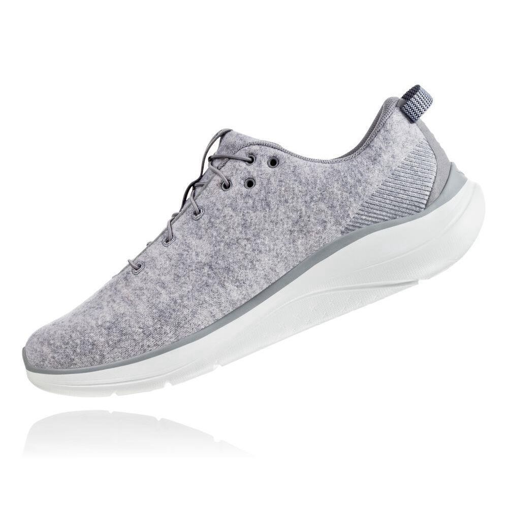 Hoka Hupana Flow Wool Gri | 029814-NDG