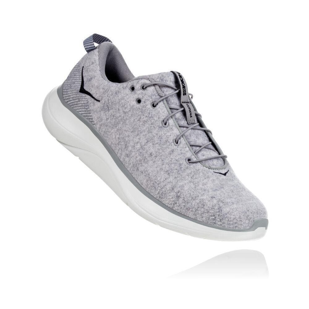 Hoka Hupana Flow Wool Gri | 284976-NDL