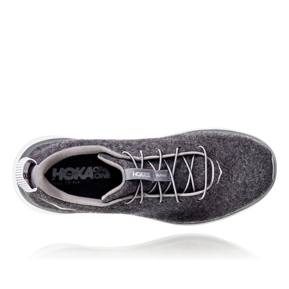 Hoka Hupana Flow Wool Gri Inchis | 031654-QOY