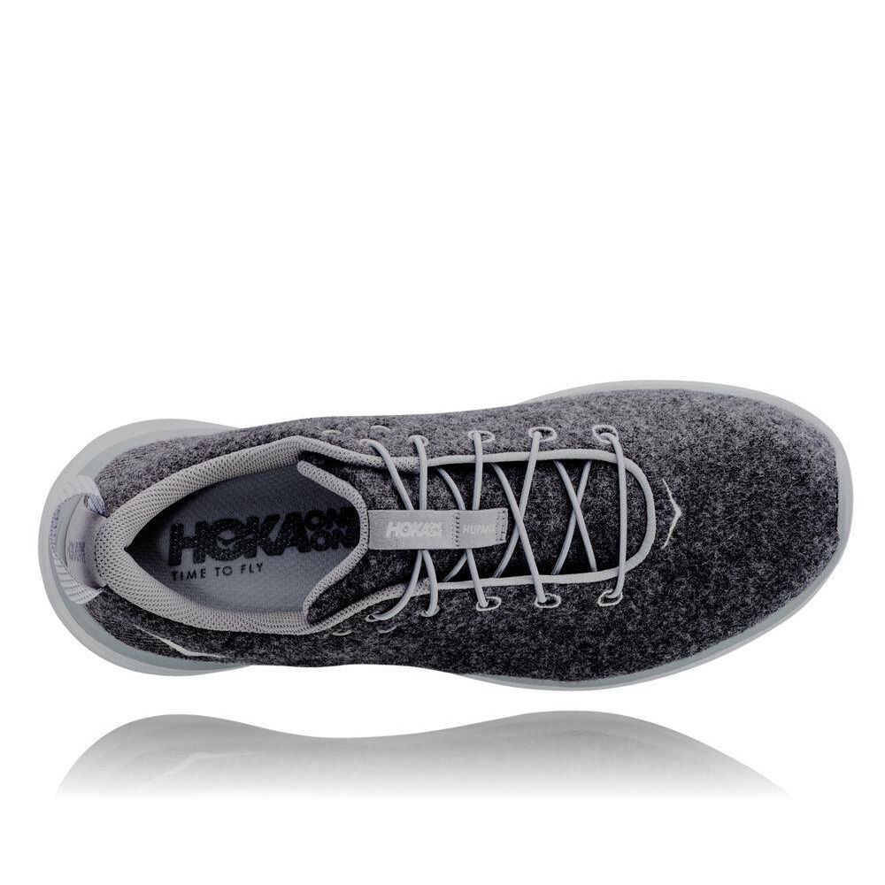 Hoka Hupana Flow Wool Gri Inchis | 085247-WSE