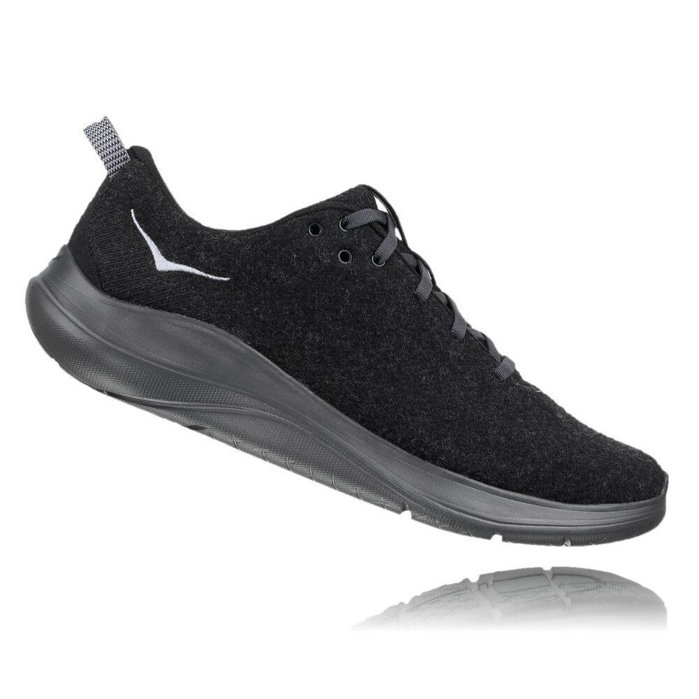 Hoka Hupana Flow Wool Negrii | 083254-MTG