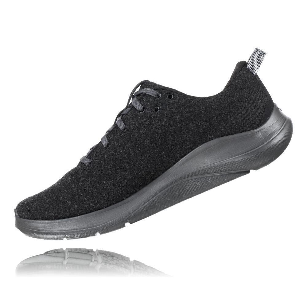 Hoka Hupana Flow Wool Negrii | 083254-MTG