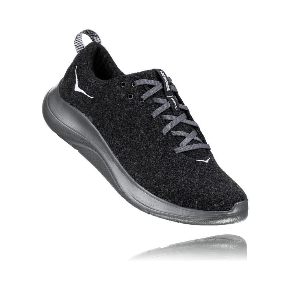 Hoka Hupana Flow Wool Negrii | 083254-MTG