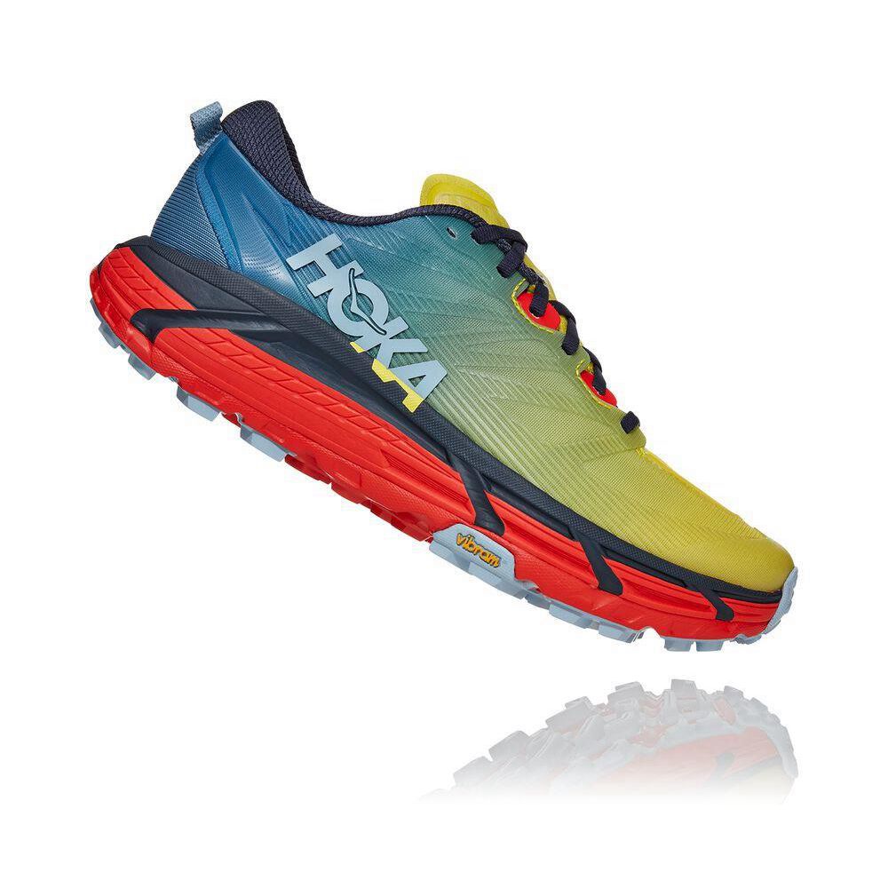 Hoka Mafate Speed 3 Albastri Galbeni | 205718-NGF