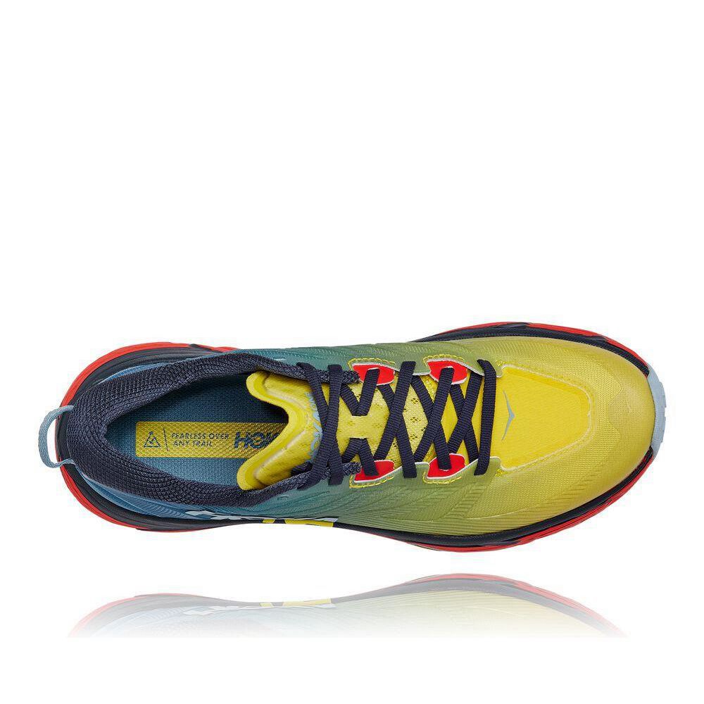 Hoka Mafate Speed 3 Albastri Galbeni | 205718-NGF