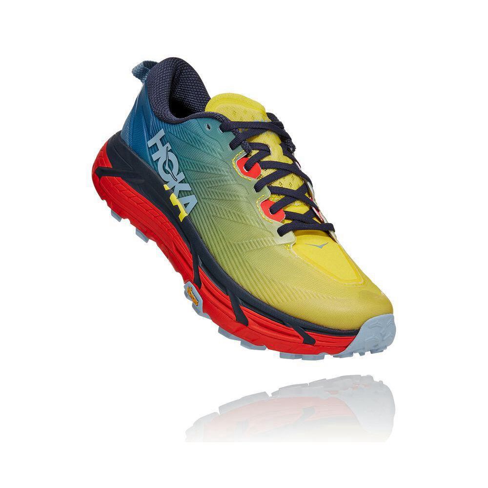 Hoka Mafate Speed 3 Albastri Galbeni | 205718-NGF