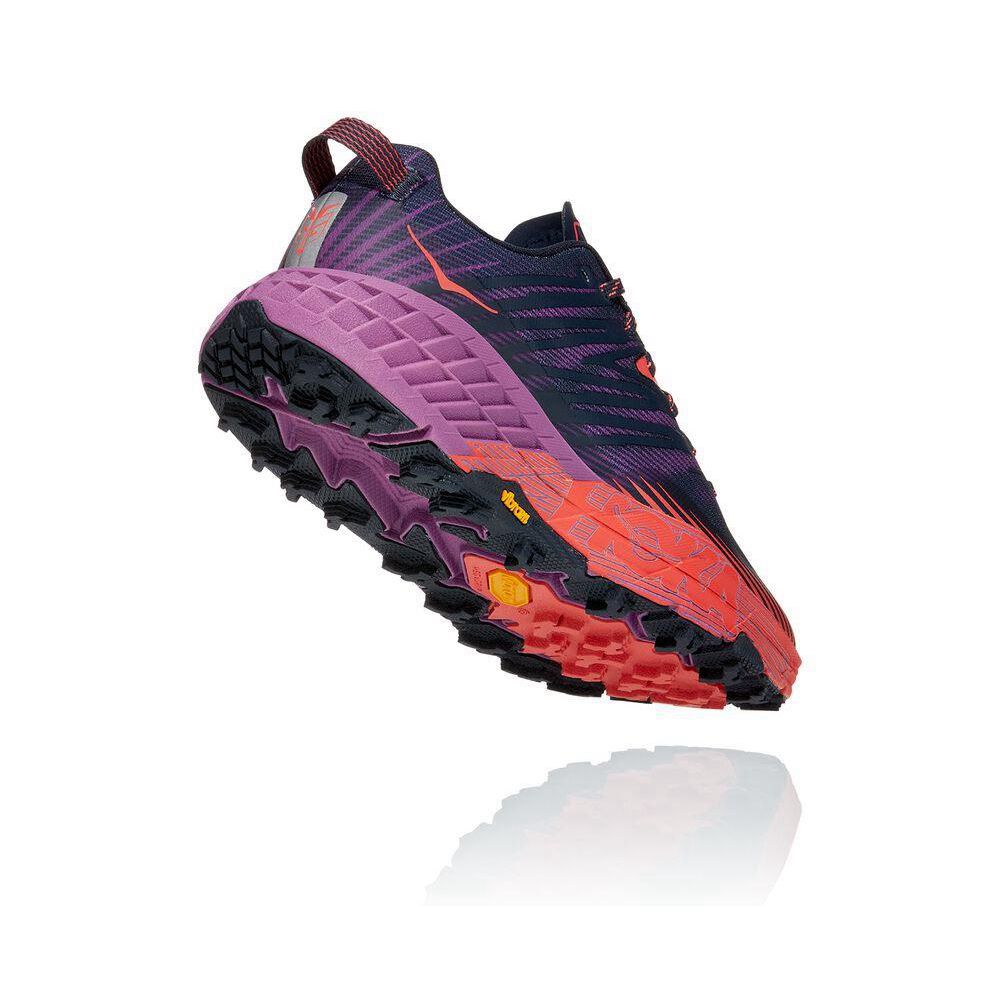 Hoka Speedgoat 4 Bleumarin Rosii Violet | 125930-SDK