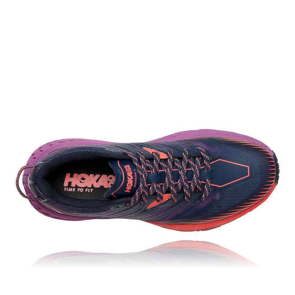 Hoka Speedgoat 4 Bleumarin Rosii Violet | 125930-SDK