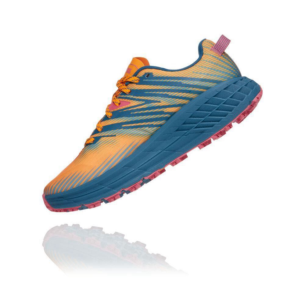 Hoka Speedgoat 4 Galbeni Albastri | 861273-THX