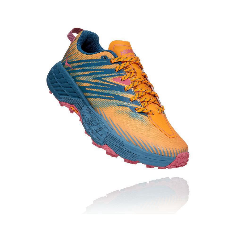 Hoka Speedgoat 4 Galbeni Albastri | 861273-THX