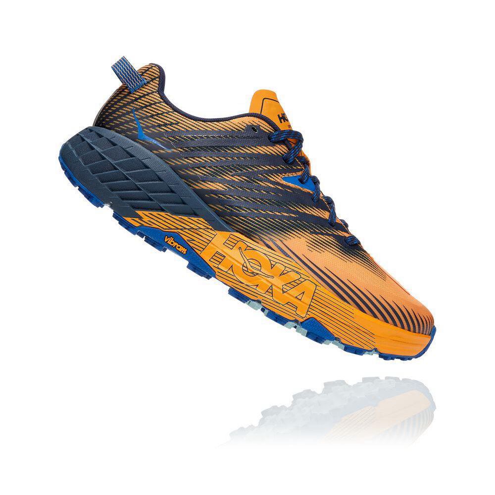 Hoka Speedgoat 4 Galbeni Negrii | 170852-KLQ