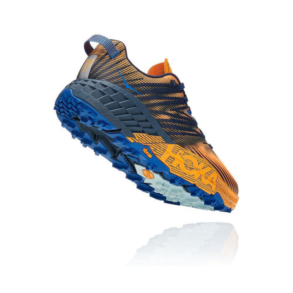 Hoka Speedgoat 4 Galbeni Negrii | 432617-LCM