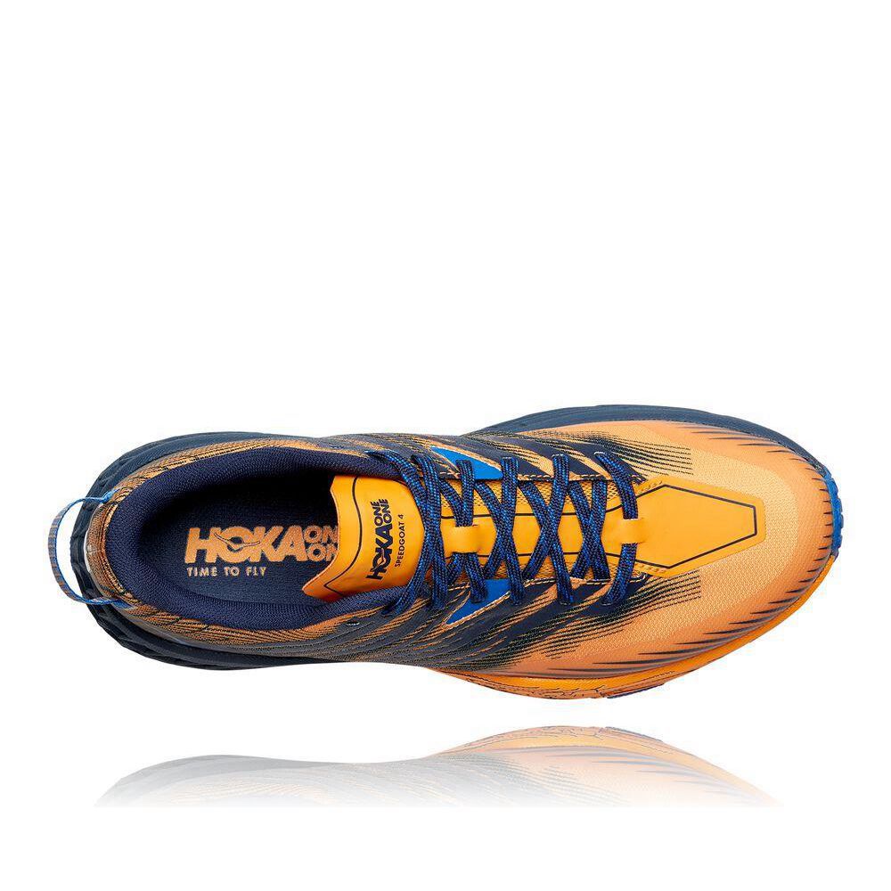 Hoka Speedgoat 4 Galbeni Negrii | 432617-LCM