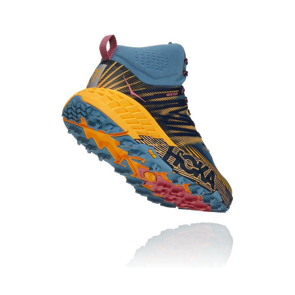 Hoka Speedgoat Mid-High 2 GTX Albastri Galbeni | 190764-QCY