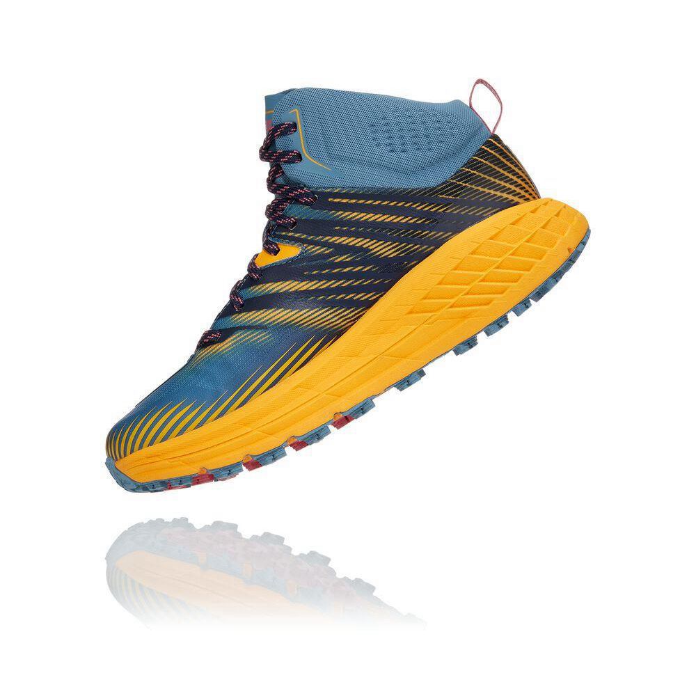 Hoka Speedgoat Mid-High 2 GTX Albastri Galbeni | 190764-QCY