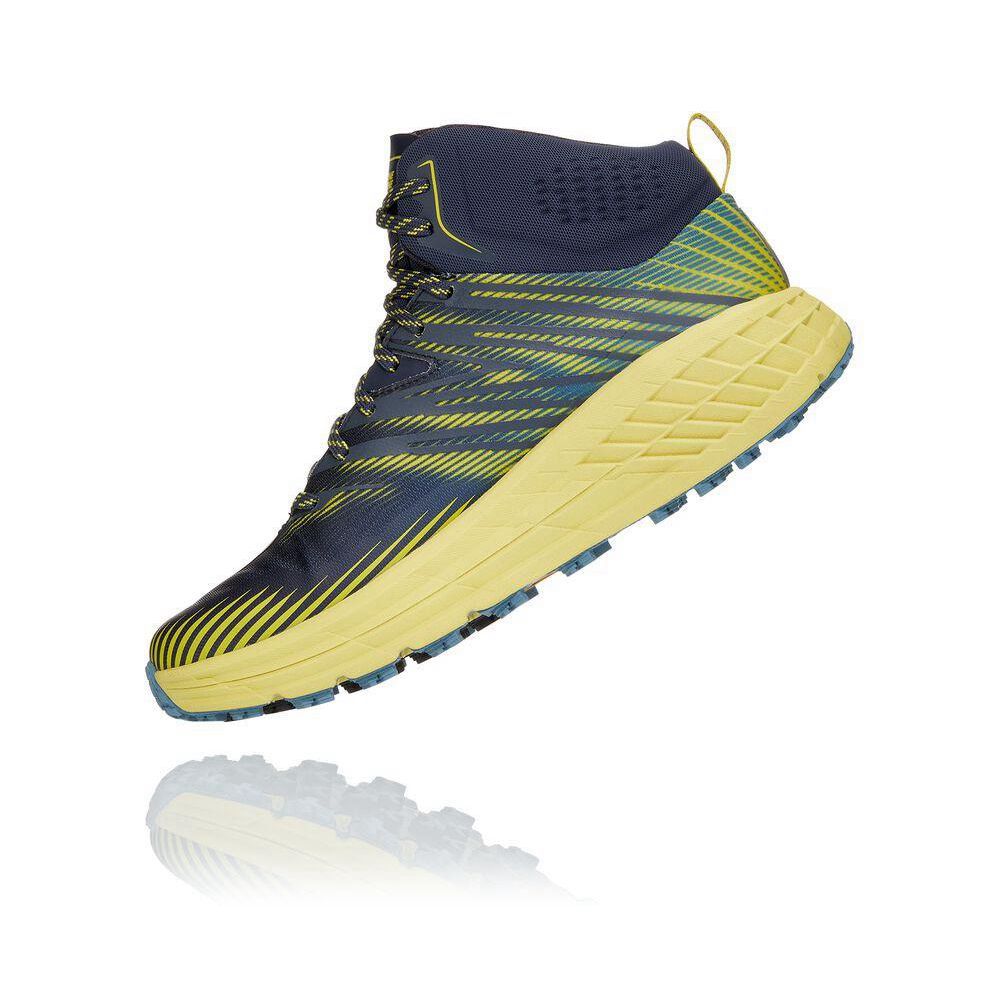 Hoka Speedgoat Mid-High 2 GTX Bleumarin Galbeni | 864207-KTP